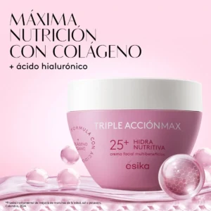 crema facial hidra nutritiva 25+ triple acción max, 200g