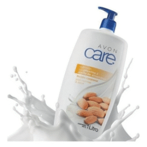 crema perfumada extracto de almendras avon litro